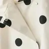 Chaqueta Bomber de Lunares Grandes para Mujer Verano 2026, Abrigo Corto Retro Americano, Chaqueta Delgada de Verano para Mujer