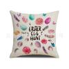 Funda de almohada de conejo de Pascua nórdico para el hogar transfronteriza Funda de almohada para sofá Funda de almohada de mesita de noche Funda de almohada de lino Venta al por mayor