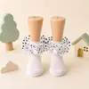 Nuevos Calcetines de Algodón para Niñas Estilo Princesa con Lunares y Encaje en Colores Dulces Calcetines de Encaje para Bebé Venta al por Mayor Múltiples Colores Disponibles