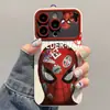 Case de Celular Fashion Marca Homem-Aranha 15 Apple 14 promax Janela Grande iPhone 13 Silicone 12 Cobertura Total 11 Marvel