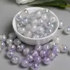 Dingyi 12mm Aceite Luna Fría Pintura al Óleo Perla Nocturna Relámpago Fino Chapado Agujero Pasante Cuentas Sueltas Creativo Hecho a Mano DIY Cadena de Teléfono Móvil Joyería