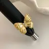 Estilo Europeo y Americano, Anillo Ajustable con Lazo Exagerado y de Alta Gama para Mujer, Diseño Versátil para el Día a Día, Joyería de Mano Exquisita