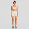 Conjunto de ropa deportiva transfronterizo con hermoso sujetador deportivo de cuello halter en la espalda, conjunto de yoga de secado rápido para correr al aire libre, ciclismo y Pilates