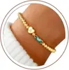 Pulseira de Contas com Pedra de Nascimento de 26 Letras da Amazon Cross-Border, Simples e Estilosa, Única e de Nicho, Joia Diária para Mulheres
