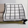 Fornecimento direto da fábrica de manta de sublimação de flanela Palace grid cobertor de impressão em branco 20 Palace grid cobertor de cor sólida começando de uma peça