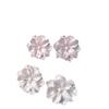 Flor Blanca Boliviana Flor Francesa Elegante Pétalo de Flor Flor Tridimensional Accesorios de Resina Pendientes de Estilo Japonés Simple Hechos a Mano
