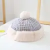 Touca de Bebê Outono e Inverno Bebê Quente de Inverno Super Fofa Touca de Tricô Meninos e Meninas Fofa Touca de Lã Tendência