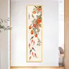 Pintura decorativa de tira delgada para el recibidor, pegatina simple para pasillo y pasillo, versión vertical para columnas estrechas, arte de pared autoadhesivo, una opción de regalo perfecta