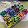 Color cabeza pulidora de uñas anillo de lija lijado papel de lija cabeza pulidora uñas herramientas para uñas suministros anillo de lija