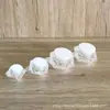 Un lote de tarro para subenvasado de cosméticos 5gPS tarro para polvo de uñas de diamante transparente polvo Aurora polvo de espejo mágico subenvasado