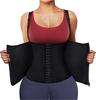 Túnica de corte con pliegues abdominales para mujer, deportiva, fitness, con cinta de sudor, chaleco de plástico en la cintura y los hombros.