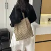 Bolso tote con estampado de lunares estilo coreano, bolso de mujer, nueva colección 2026, gran capacidad, bolso de hombro, bolso de mano, versátil para el trabajo