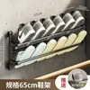 Estante para Chanclas de Baño, Montaje en Pared, Sin Taladrar, Estante de Secado de Zapatos Detrás de la Puerta, Estante Colgante de Almacenamiento, Organizador de Chanclas para Baño