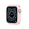 Para Apple Watch 7ª Geração Case Protetor de Botão TPU Cor Doce iWatch6se Capa Macia 345 Borda Anti-queda