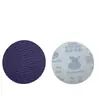 Hoja cepillada con forma de diamante morado 4 pulgadas 5 pulgadas 6 pulgadas 7 pulgadas Papel de lija aterciopelado Morado Carpintería Pared Pulido Tela de soporte