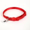 Correa de nailon para mascotas collar de gato hebilla de seguridad hebilla de gato correa de color Campana mascota collar de gato multicolor colorido