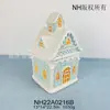 Casa de Cerámica Pintada a Mano Forma de Casa de Navidad Tarro para Dulces y Galletas Venta Caliente Transfronteriza Tarro para Almacenamiento de Comida de Navidad Adornos para Casa