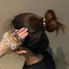 Corea del Sur Dongdaemun Nuevo Anillo para el Cabello de Hilo Trenzado de Tres Hilos Cuerda para el Cabello Estilo Coreano Simple Bola de Carne de Cola de Caballo Accesorios para el Cabello