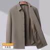 Jaqueta Masculina de Meia-Idade e Idosos para Primavera e Outono - 70 e 80 Anos - Avô Idoso - Tops de Outono Macacões