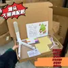 Pizarra de dibujo luminosa para niños, pintada a mano, borrable, DIY, acrílico transparente, enchufable, pizarra de aprendizaje para dibujar con soporte, pincel