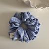 Scrunchie pequeño de encaje floral estilo coreano con lazo, liga elástica para el cabello, accesorio para el cabello
