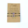 Pulsera Tejida Colorida Hecha a Mano de 7 Nudos Minimalista de Amistad para Pareja