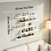 Prateleira de Armazenamento de Parede Transfronteiriça para Sala de Estar e Quarto, Prateleira de Exibição Multicamadas para Figuras, Prateleira Decorativa de Divisória de Parede, Prateleira de Armazenamento para Blind Boxes