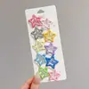 Pinzas de Pelo de Lunares de Colores para Niñas Pinzas de Estrella para Bebé que No Dañan el Cabello Pinzas BB Pasadores para Niñas Pinzas de Lunares para Flequillo Venta al por Mayor