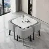 Juego simple de mesa y sillas de oficina para negociación, mesa creativa de recepción para tienda de té de leche, mesa redonda pequeña de recepción informal, mesa de comedor