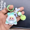 Llavero de Muñeca con Lazo para Niño de Tres Años Producto de Puesto Callejero Celebridad de Internet Lindo Joyería de Resina DIY Accesorios Adorno de Coche Ins