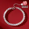 990 Pé Prata Cauda de Fênix Prata Pulseira Feminina Moda Japonesa e Coreana Pulseira Multicamadas de Prata Esterlina Pulseira para Presente de Aniversário de Namorada