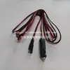 Cable de encendedor de cigarrillos en forma de D, Cable eléctrico para coche estilo americano con luz, La longitud del cable de alimentación del encendedor de cigarrillos se puede personalizar