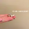 Anillo abierto de circonita triangular Ins, anillo creativo y versátil para el dedo índice, elegante, ligero y de lujo, accesorios de alto sentido