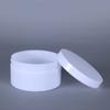Suministro 120ml frasco de plástico blanco caja de crema cosmético botella de embalaje de plástico boca ancha frasco exfoliante