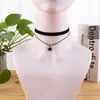 Cinturón de terciopelo color ins estilo coreano cadena para la clavícula de doble estrella de cinco puntas joyería nueva al por mayor accesorios de moda para mujer collar