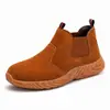 Sapatos de Proteção do Trabalho para Homens, Anti-Esmagamento, Anti-Perfuração, Biqueira de Aço, Sola Tendão, Anti-Odor, Sapatos de Trabalho de Segurança para Construção, Soldador, Respirável