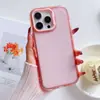 Capa de Celular Cor Contrastante Dopamina Ondulada de Gelatina Adequada para Apple 1615Promax Capa Protetora de Cor Pura Simples Anti-Queda