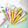 Bolígrafo Creativo de Dibujos Animados para Descomprimir Memoria Super Suave Lindo Bolígrafo de Descompresión Dibujos Animados Material de Oficina de Aprendizaje Bolígrafo de Gel para Descomprimir