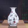 Vaso de cerâmica de peixes, insetos, pássaros e feras, cerâmica de romã luminosa, decoração de artesanato de cerâmica, atacado, vaso Jingdezhen, esmalte