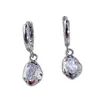 Pendientes Exquisitos de Nuevo Estilo, Lujo Ligero, Nicho, Gama Alta para Mujer, Pendientes de Circonita con Forma de Gota de Agua, Pendientes Pequeños, Sencillos y Versátiles