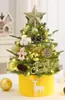 Decoração de Natal TNT Contorno de Árvore Cobertura para Base de Árvore Feltro de Árvore de Natal Decoração de Arranjo de Cena de Natal Edição Limitada de Natal