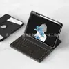 Funda Protectora con Teclado Adecuada para iPad 10.2 pulgadas 10.9 Rotatoria Textura de Tela Acrílico 9.7 Funda de Cuero con Teclado Pro11