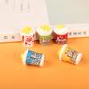 Pegamento Crema Funda de Teléfono Llavero Accesorios DIY Cubo de Palomitas Simulado Juguete de Comida Adornos