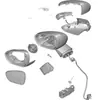 Adecuado para Peugeot 308 Luz de Espejo Retrovisor Cubierta de Luz Lateral de Espejo Retrovisor Luz de Giro 1607389180 1607388980