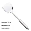 Conjunto de Utensílios de Cozinha Redondos de 0,8 mm, Conjunto Completo de Colheres de Arroz e Escumadeiras Domésticas, Conjunto de Utensílios de Cozinha de Aço Inoxidável