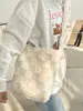 410241 otoño e invierno nuevo bolso de cubo cruzado de terciopelo de cordero estampado de leopardo retro color cuadros gran capacidad bolso de hombro
