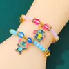 Popular Transfronterizo Europeo y Americano Personaje de Dibujos Animados Lilo y Stitch Stitch Amor Pulsera Tejida Magnética para Parejas Venta al por Mayor