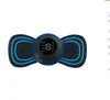 Adesivo Massageador para Coluna Cervical Transfronteiriço Mini Massageador para Coluna Cervical Ems Massajador Eletrônico por Pulso para Ombro e Pescoço Fisioterapia Pescoço