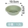 Lavabo de plástico extragrande para el hogar, de color sólido, sencillo, para lavar verduras, con múltiples especificaciones, más profundo y grueso, para lavar los pies, multiusos.