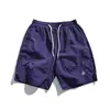 Shorts de Trabajo Casuales de Secado Rápido para Hombre Estilo Montaña para Exteriores, Pantalones Cortos Funcionales de Verano de Cinco Puntos, Pantalones Cortos Rectos Holgados Estilo Japonés de Longitud Media